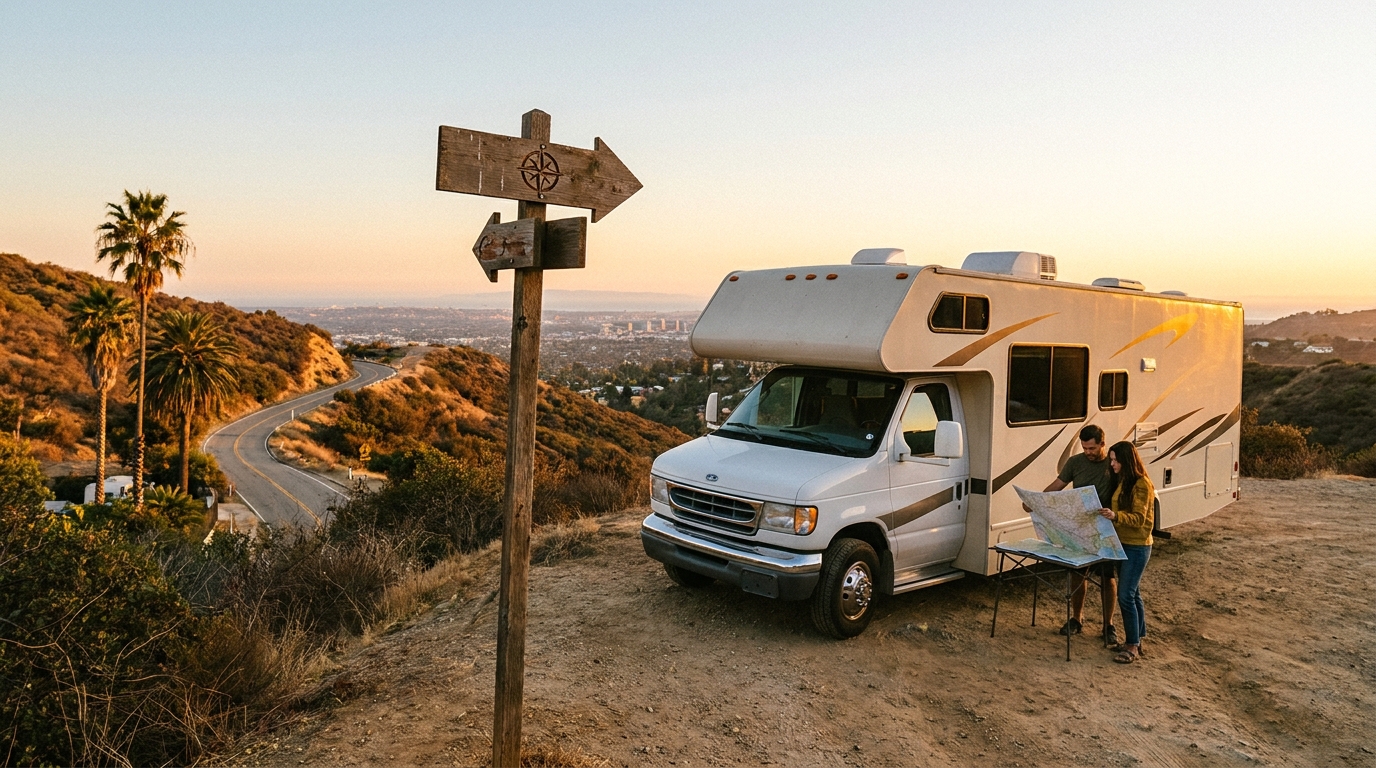 One-Way RV Itinerary in Los Angeles - Routes and Stops 2026